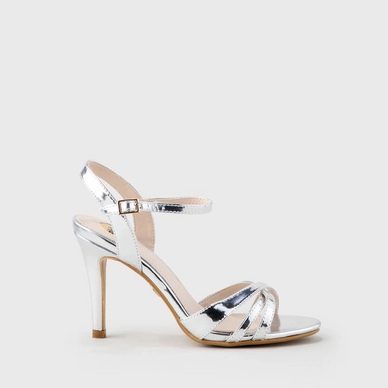 Buffalo Anja Silver Patent PU Leather