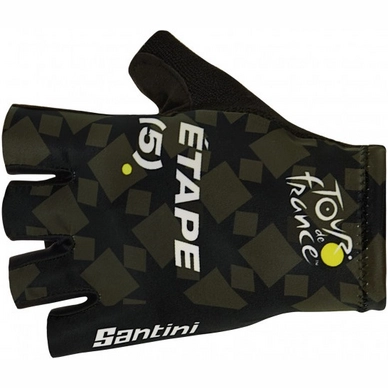 Gants de Vélo Santini Unisex Tour De France Official Arenberg Kit Print