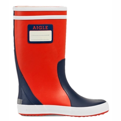 Regenlaars Aigle Kids Lolly Pop Lab Rouge Indigo Blanc