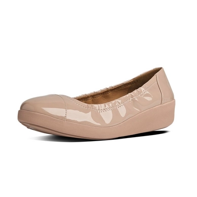 FitFlop F-Pop Patent Nude