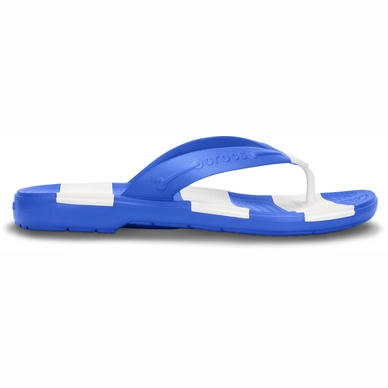 Slipper Crocs Beach Line Flip Sea Blue/White