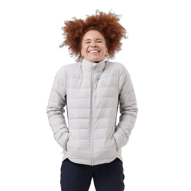Jacke Odlo Jacket Insulated Ascent N-Thermic Hybrid Women Silver Cloud