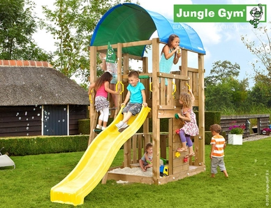 Speeltoren Jungle Gym Jungle Farm Geel