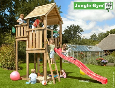 Speeltoren Jungle Gym Jungle Palace Rood
