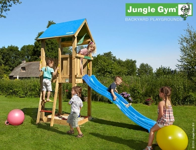 Speeltoren Jungle Gym Jungle Castle Blauw