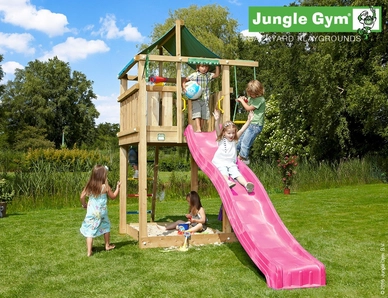 Speeltoren Jungle Gym Jungle Lodge Fuchsia
