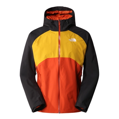 Jacke The North Face Stratos Jacket Men Rusted Bronze Arrowwood Yellow TNF Black