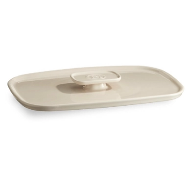 Deckel Emile Henry Auflaufform Cream 24,5 x 18 cm
