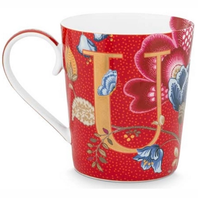 Mok Pip Studio Alphabet Mug Blushing Birds Red U 350 ml
