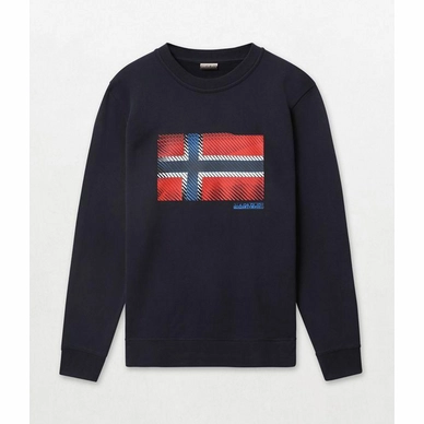 Pull Napapijri Men Bibu Crew Blu Marine