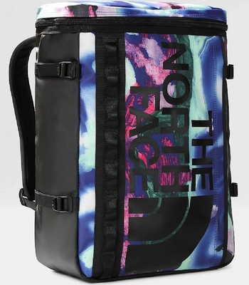 Reistas The North Face Base Camp Duffel S Lapis Blue Snow Spider Large Print TNF Black