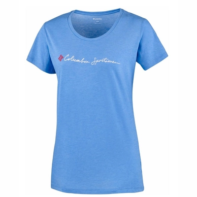T-Shirt Columbia Csc Script Logo Ss Tee Medieval Damen