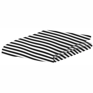 Drap-housse Covers & Co Earned My Stripes Noir (Percale)