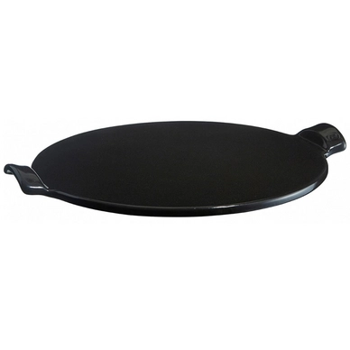 Pizzasteinplatte Emile Henry Flach Fusain 37 cm