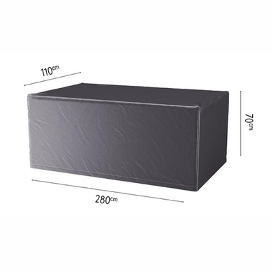 Housse De Table De Jardin Ovale - Tissu Oxford 210D, étanche, Résistante Aux UV, Tailles 124x63cm Et 146x70cm