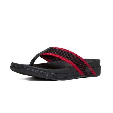 FitFlop Surfer Textile Men Black FF Red