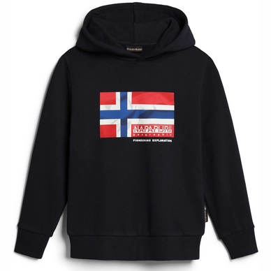 Pullover Napapijri B-Zamora Hood Kinder Blu Marine