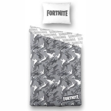 Dekbedovertrek Fortnite Grey Katoen