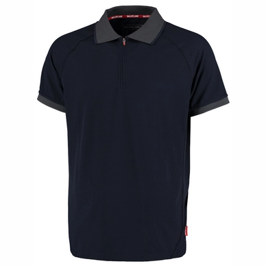 Werkpolo Ballyclare Unisex 365 Polo Shirt With Moisture Management And Quarter Zip   Navy