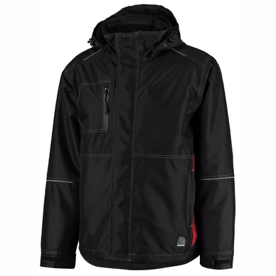 Werkjas Ballyclare Unisex Capture Identity Jacket Troy Black Red
