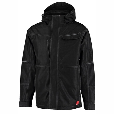Werkjas Ballyclare Unisex 365 Waterproof Winter Jacket With Removable Hood   Black