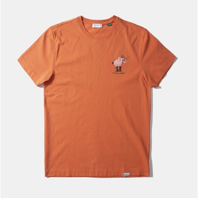 T-shirt Edmmond Studios Homme Futuros Amigos Orange