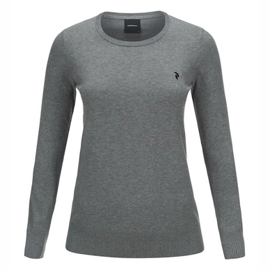 Trui Peak Performance Women Classic Crew Neck Grey Melange