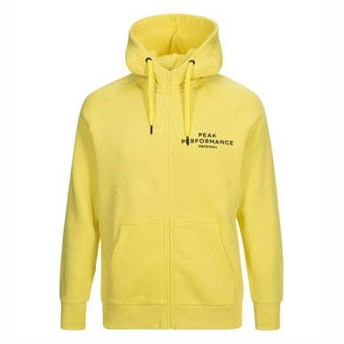 Vest Peak Performance Men Logo Zipped Hood True Yellow