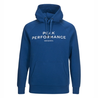 Trui Peak Performance Men Logo Hood True Blue