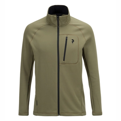 Fleecejacke Peak Performance Waitara Soil Olive Herren