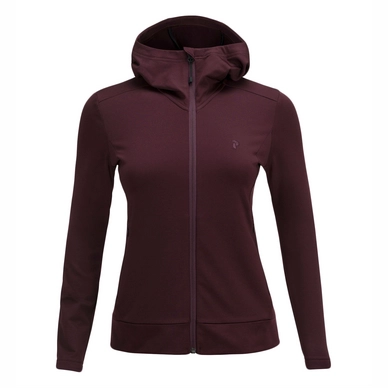 Fleecejacke Peak Performance Ace Mahogany Damen