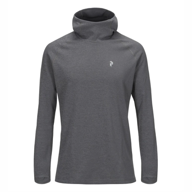 Trui Peak Performance Men Power Hooded Jersey Grey Melange