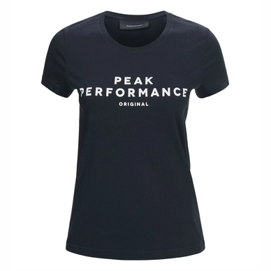 T-shirt Peak Performance Women Logo Tee Short-Sleeved Salute Blue
