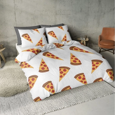 Dekbedovertrek Gaaf! Pizza Katoen