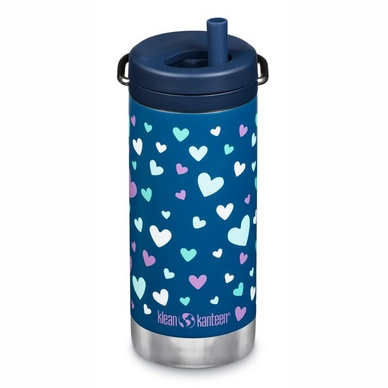Thermosflasche Klean Kanteen TKWide Navy Hearts 355 ml