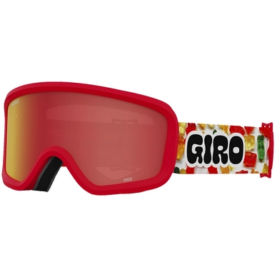 Skibril Giro Junior Chico 2.0 Gummy Bear Amber Scarlet