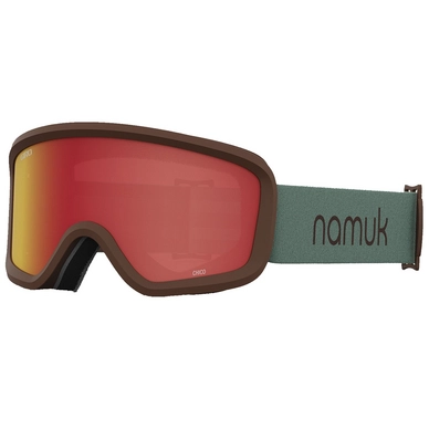 Skibril Giro Junior Chico 2.0 Namuk Northern Lights/Chocolate Amber Scarlet