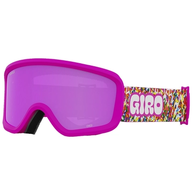 Skibrille Giro Junior Chico 2.0 Unisex Pink Sprinkles Amber Pink