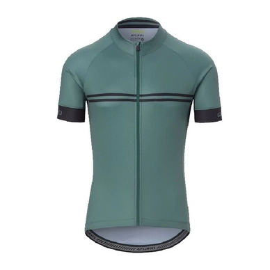 Fietsshirt Giro Men Chrono Sport Jersey Grey Green Classic Stripe