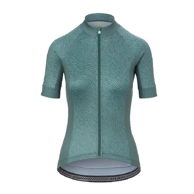 Fietsshirt Giro Women Chrono Sport Jersey Grey Green Pounce