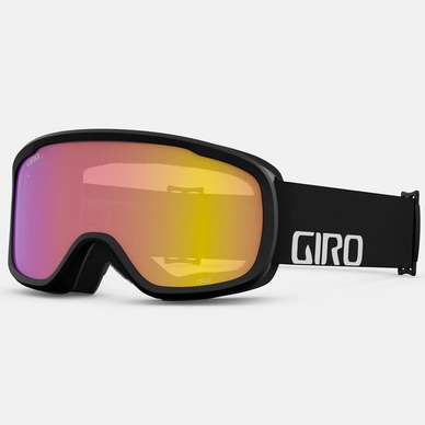 Skibril Giro Cruz Black Wordmark Yellow Boost