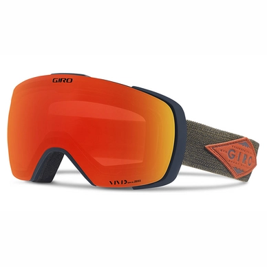 Skibril Giro Contact Turbulence Rust Mountain Division Vivid Ember /Vivid Infrared