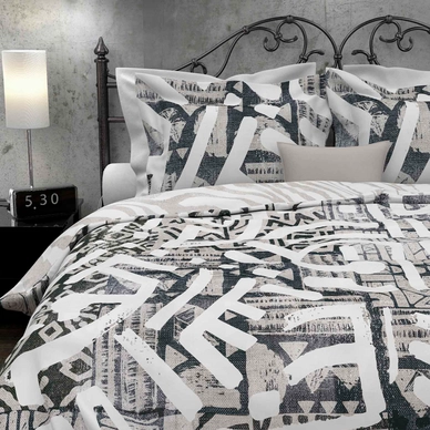 Dekbedovertrek Heckett & Lane Pure Cotton Odion Wild Grey Katoen