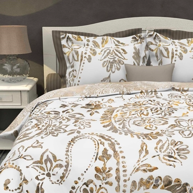 Dekbedovertrek Heckett & Lane Burel Warm Beige Satijn