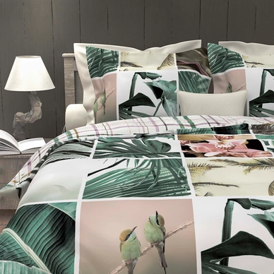 Dekbedovertrek Heckett & Lane Pure Cotton Talbot Leave Green Katoen