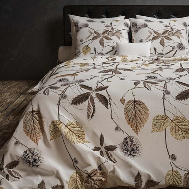 Dekbedovertrek Heckett Lane Abigail Leaf Brown Flanel