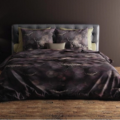 Dekbedovertrek Heckett Lane Betina Night Purple Flanel