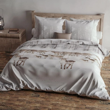 Dekbedovertrek Heckett Lane Delmar Fog Natural Flanel