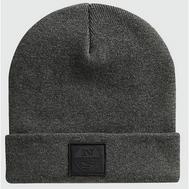 Muts North Sails Men Recycled Blended Cotton Beanie Dark Grey Melange