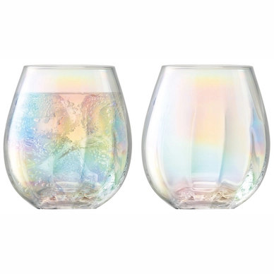 Waterglas L.S.A. Pearl 425 ml (set van 2)